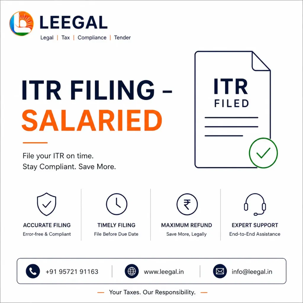[LGL-INCOME-0001] ITR Filing – Salaried