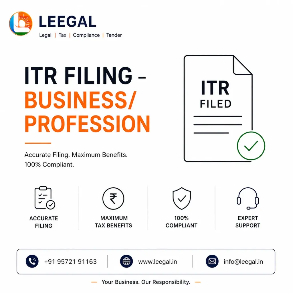 ITR Filing – Business/Profession