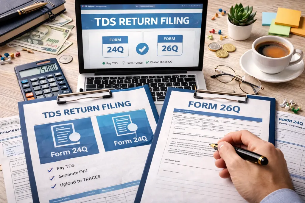 [LGL-INCOME-0003] TDS Return Filing (24Q/26Q)