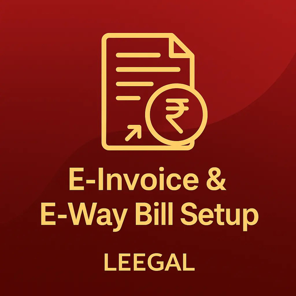 [LGL-GST-0009] E-Invoice & E-Way Bill Setup