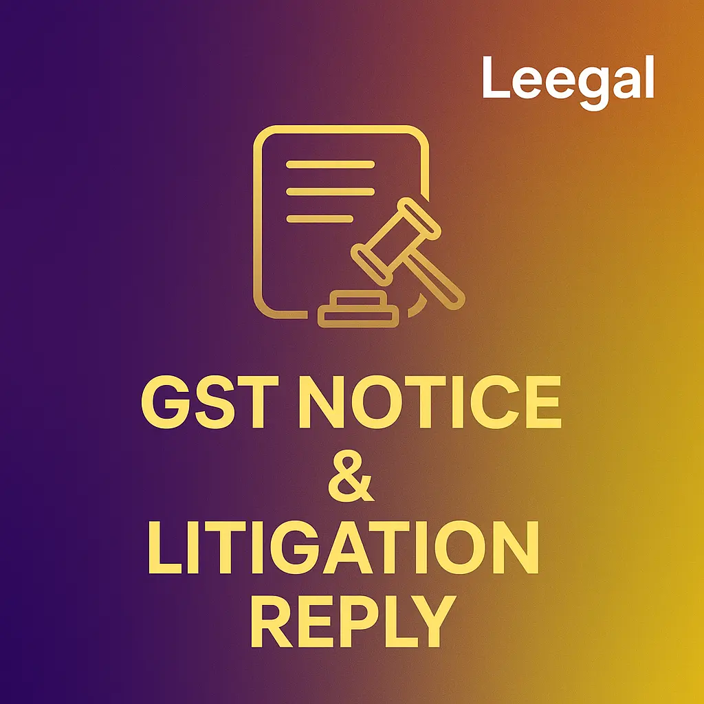 [LGL-GST-0010] GST Notice & Litigation Reply