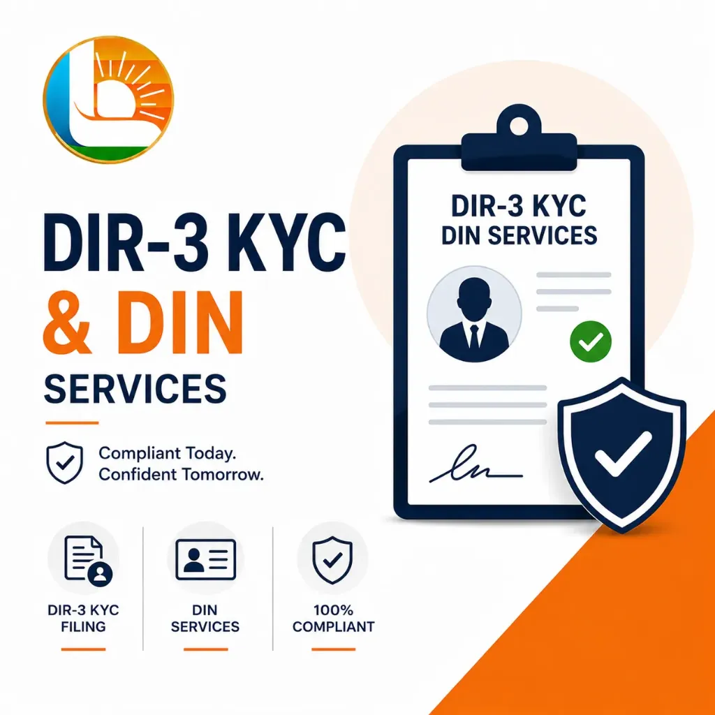 [LGL-MCA/ROC-0013] DIR-3 KYC & DIN Services