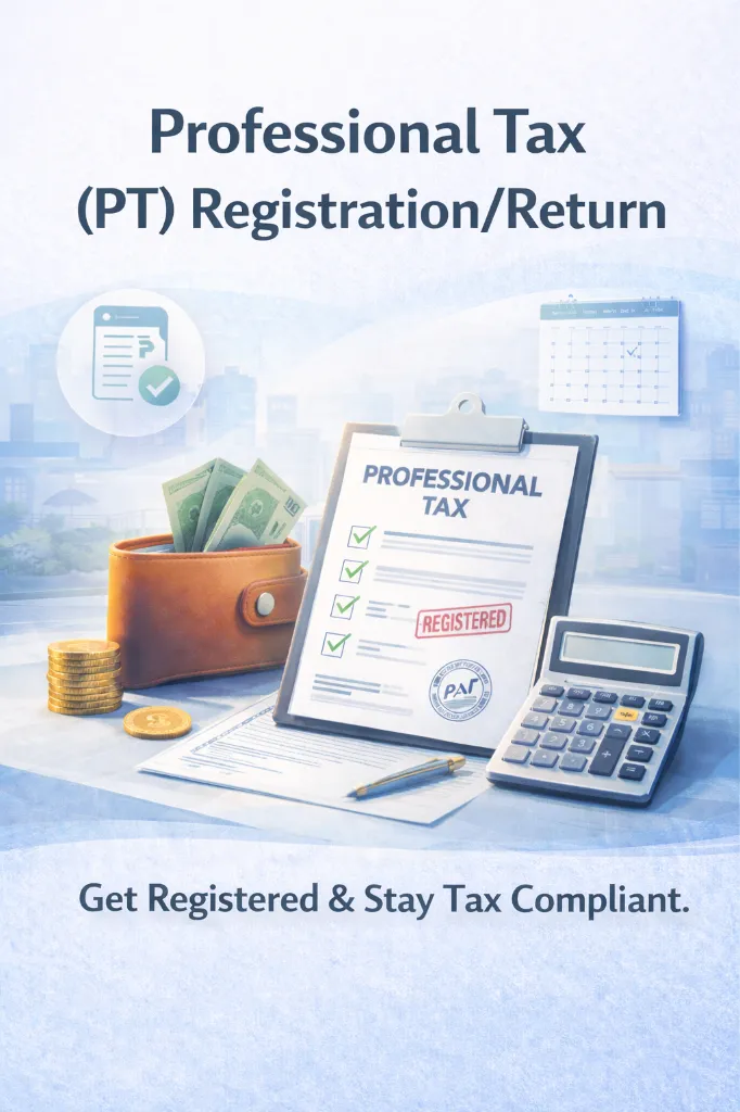 [LGL-REGISTRATIONS-0046] Professional Tax (PT) Registration/Return
